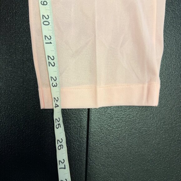 VTG Pink Lace Pajama Set Womens Size 32 Nylon 2-Piece Sleepwear Short Sleeve - Picture 8 of 13